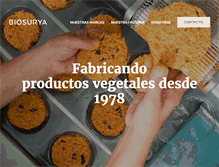 Tablet Screenshot of biosurya.com